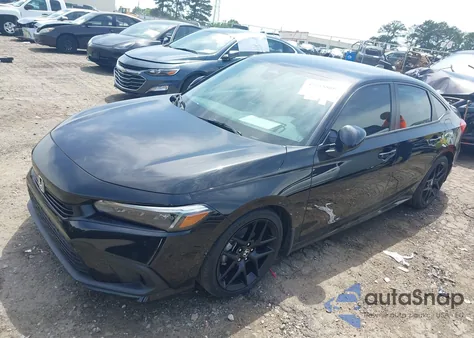 2024 Honda Civic Sport из США, поврежденный, VIN 2HGFE2F54RH521906